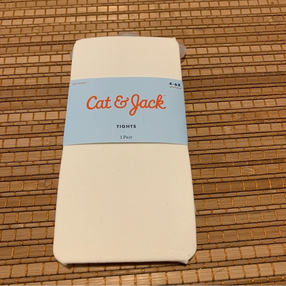 NWT Cat & Jack Almond color tights size 4–6x - Picture 1 of 5